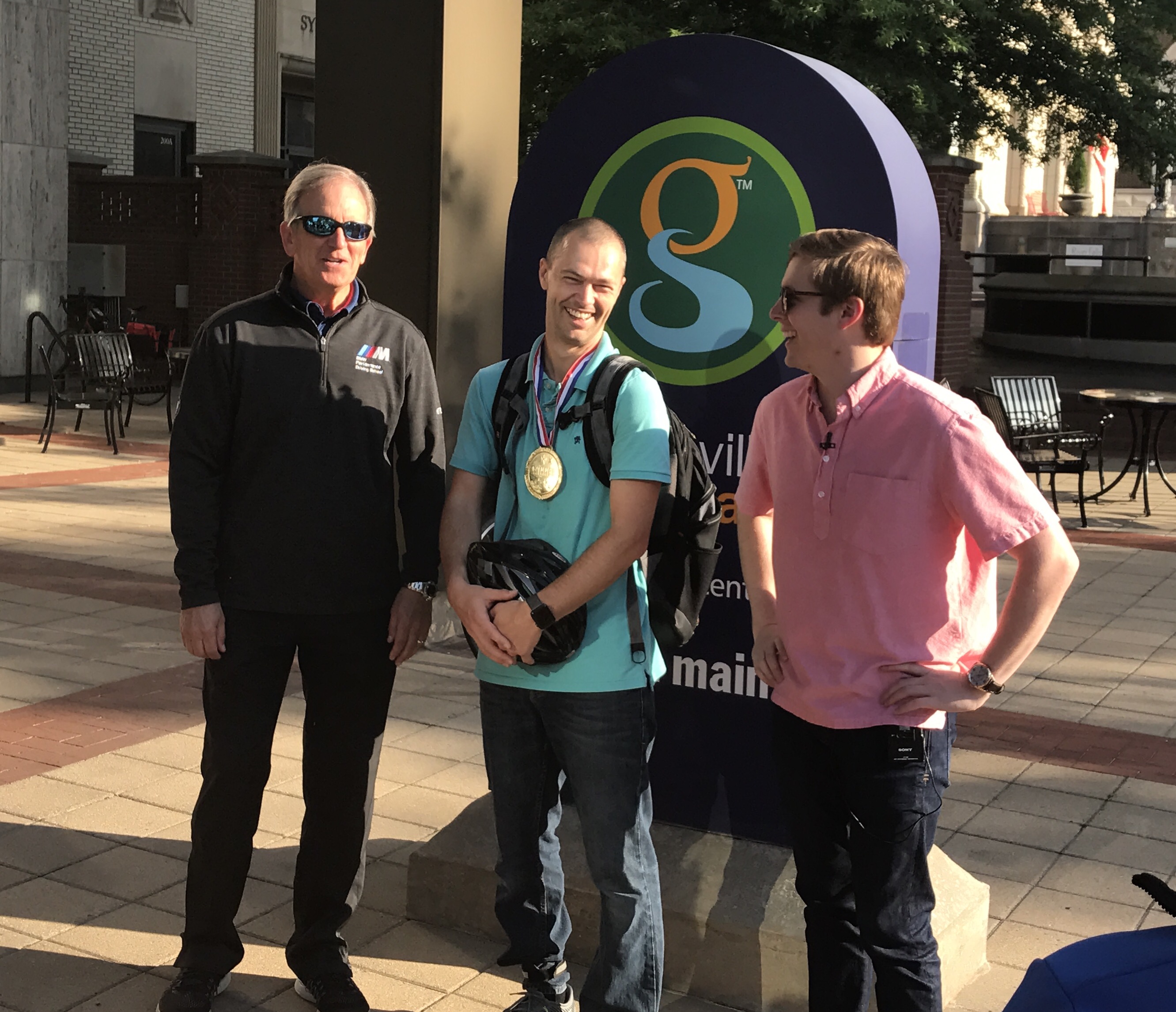 The cyclist wins once again